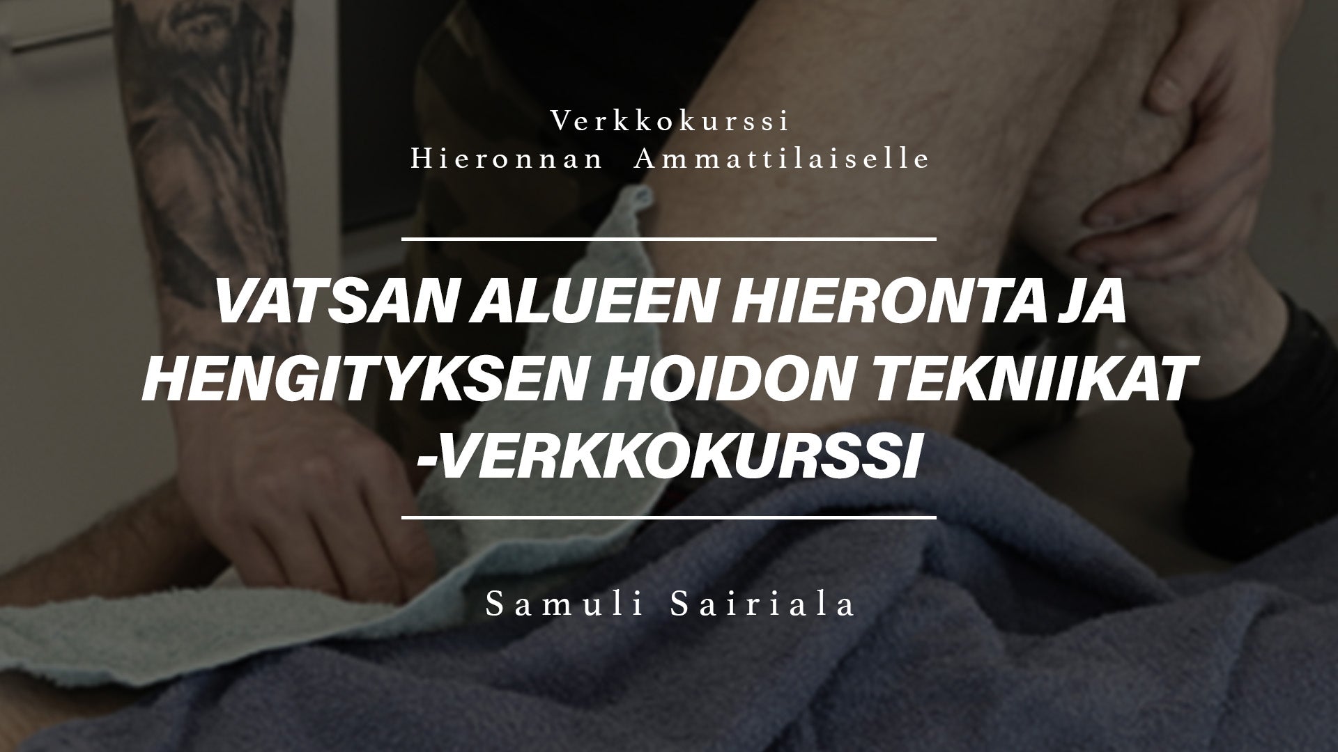 Vatsan alueen hieronta ja hengityksen hoidon tekniikat – verkkokurssi MUKANA MYÖS LONKAN KOUKISTAJAT, PALLEA JA KAULAN KÄSITTELY